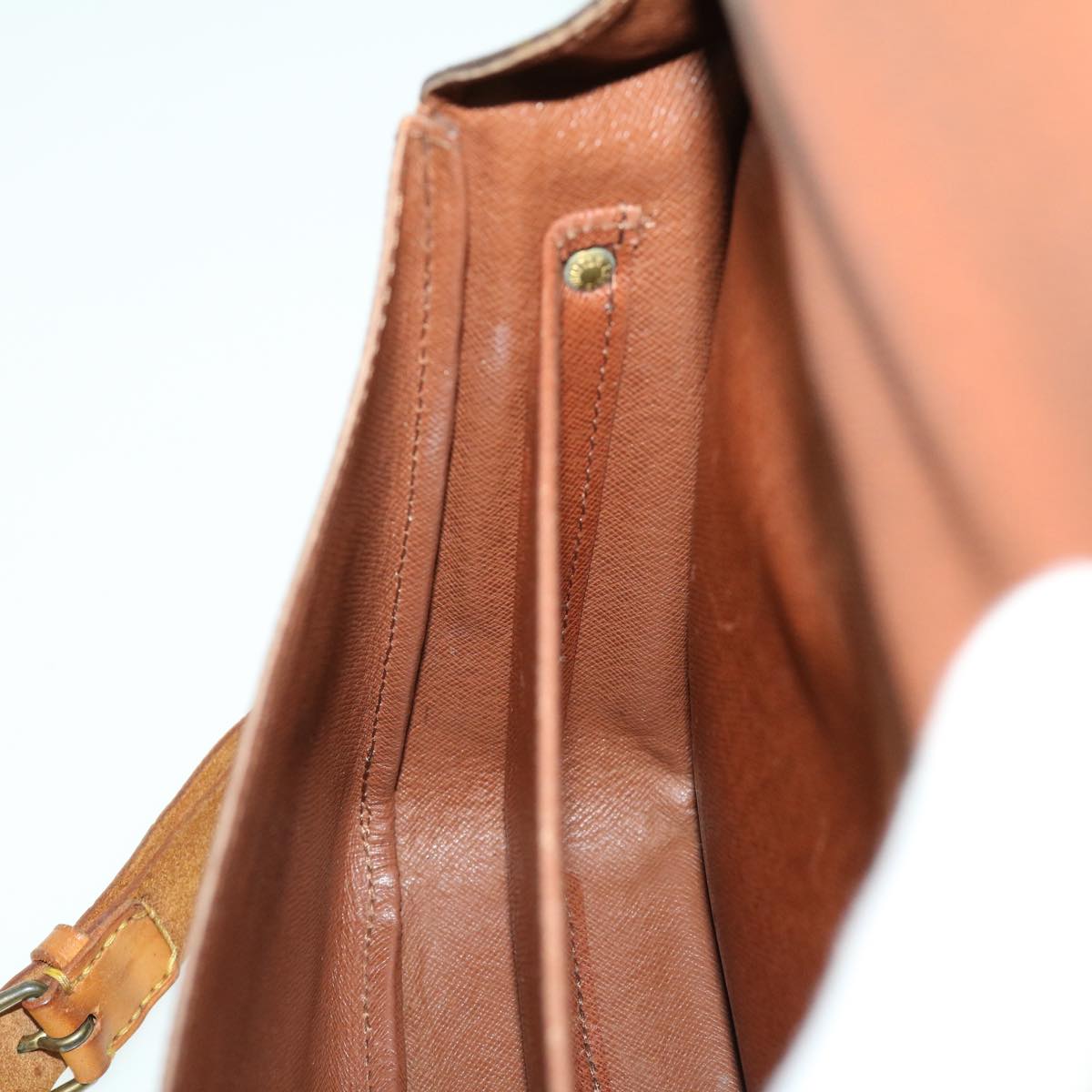 LOUIS VUITTON Monogram Cartouchiere GM Shoulder Bag M51252 LV 30463