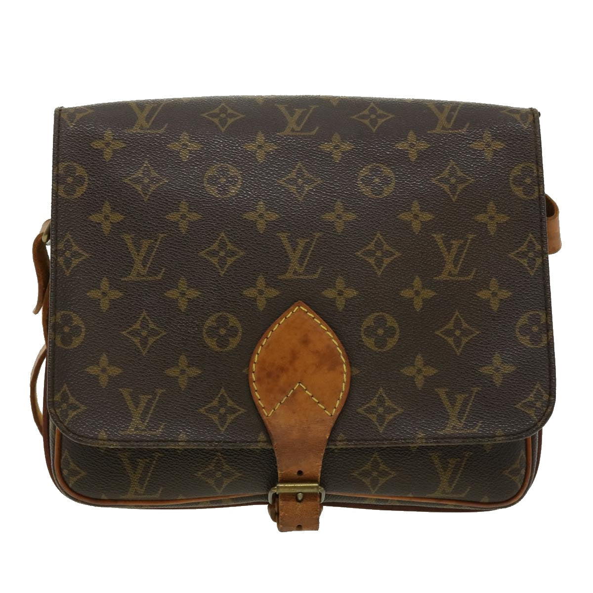 LOUIS VUITTON Monogram Cartouchiere GM Shoulder Bag M51252 LV 30463