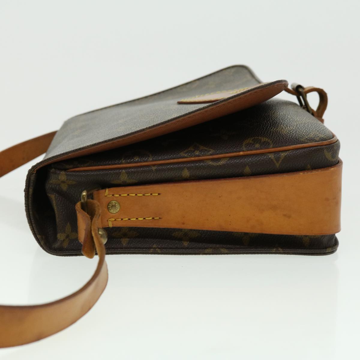 LOUIS VUITTON Monogram Cartouchiere GM Shoulder Bag M51252 LV 30463