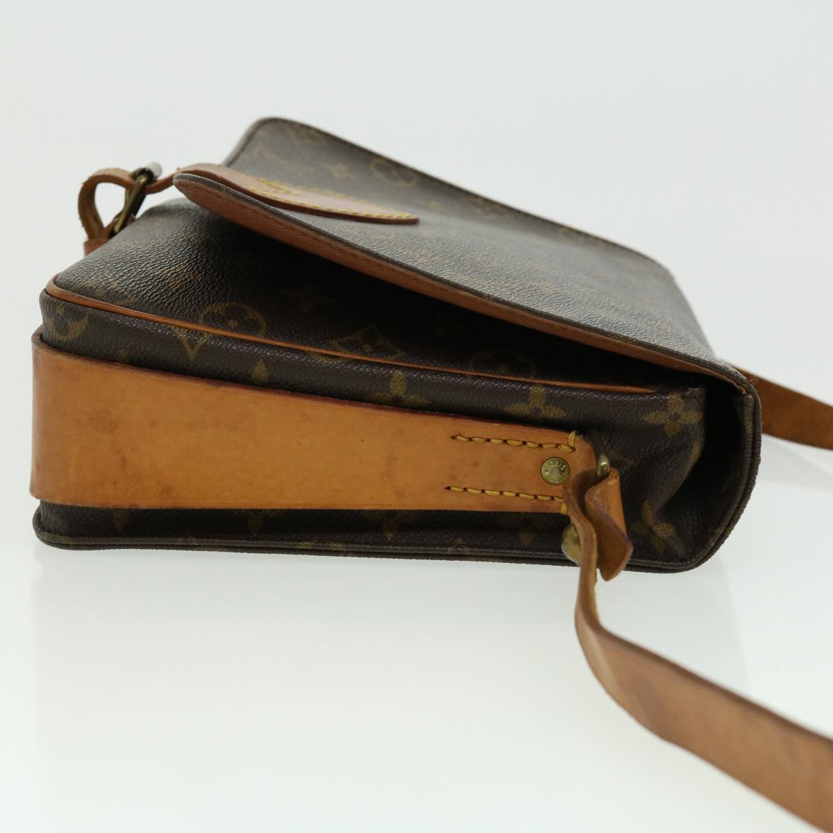 LOUIS VUITTON Monogram Cartouchiere GM Shoulder Bag M51252 LV 30463
