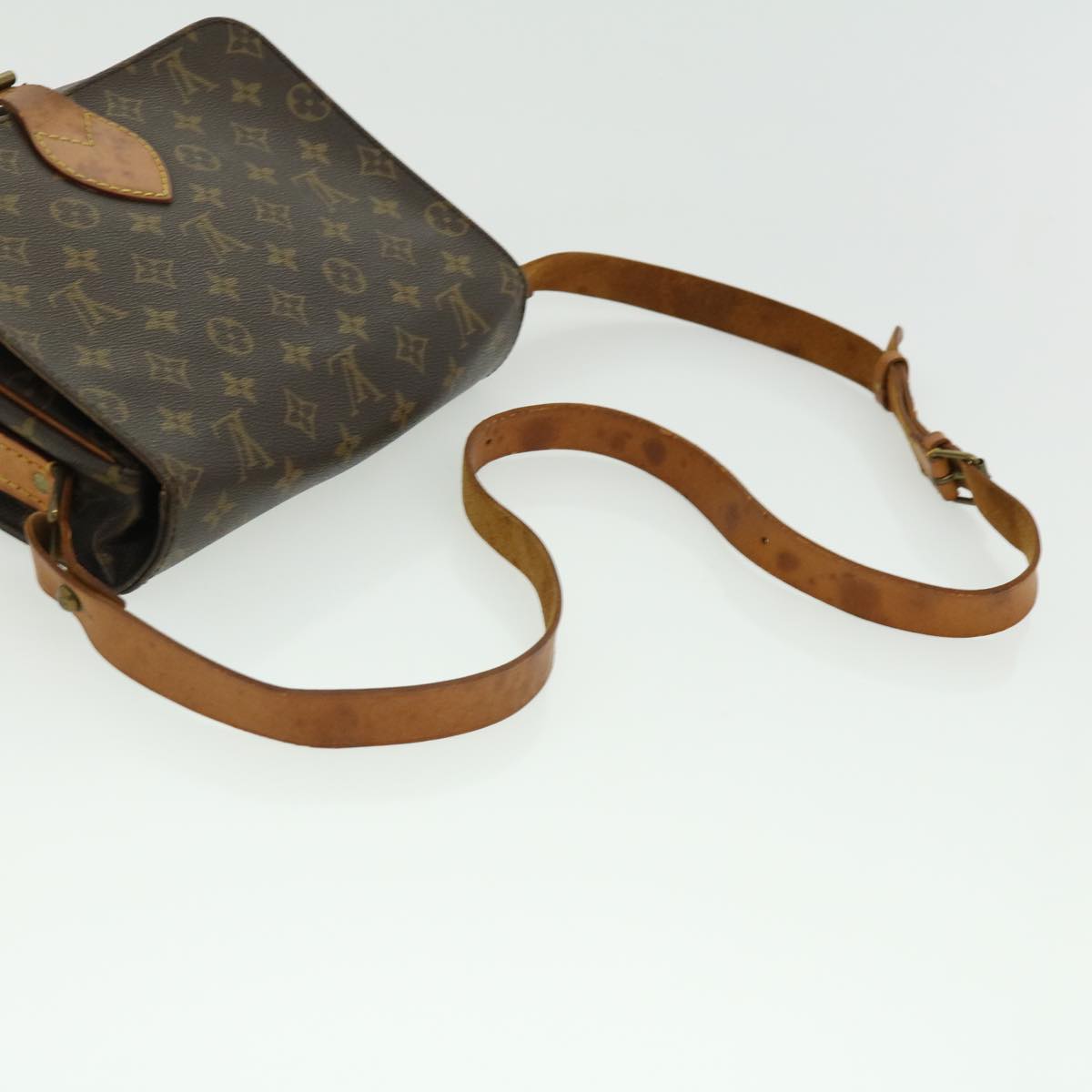 LOUIS VUITTON Monogram Cartouchiere GM Shoulder Bag M51252 LV 30463