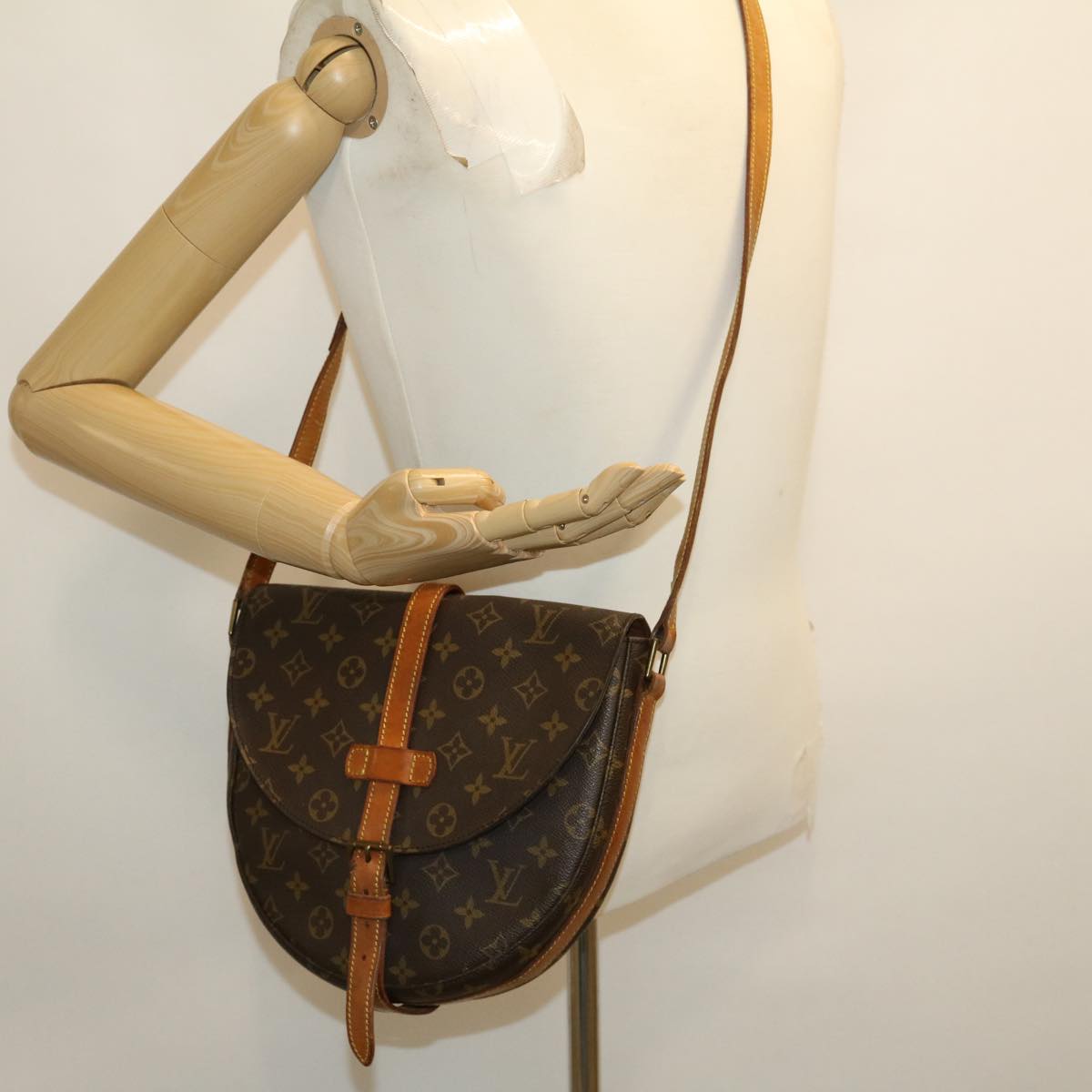 LOUIS VUITTON Monogram Chantilly GM Shoulder Bag M51232 LV 30470