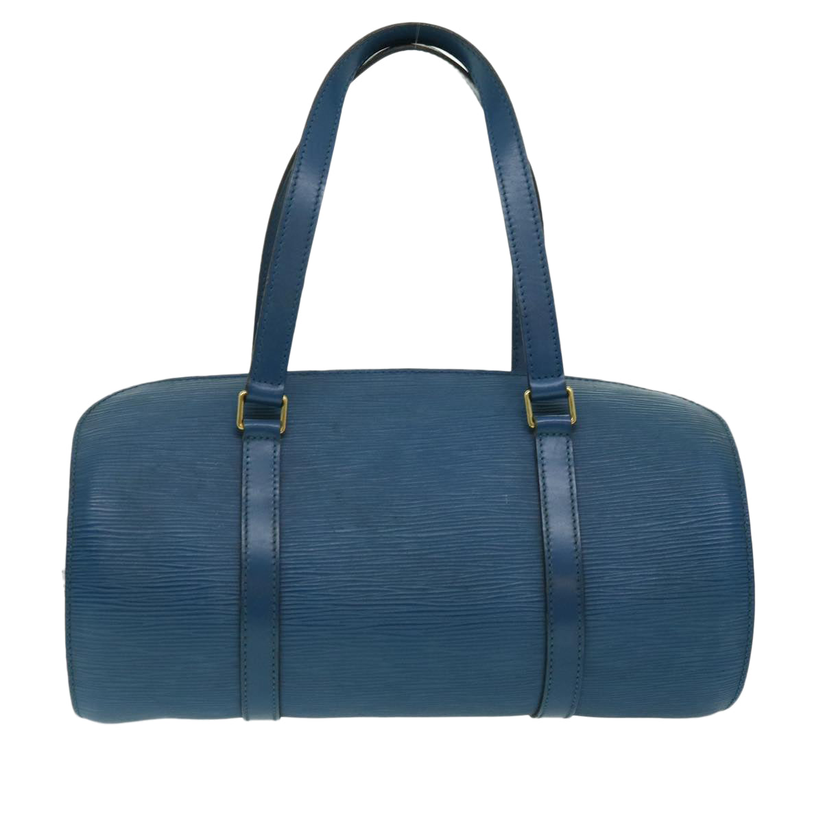 LOUIS VUITTON Epi Soufflot Hand Bag Blue M52225 LV 30494