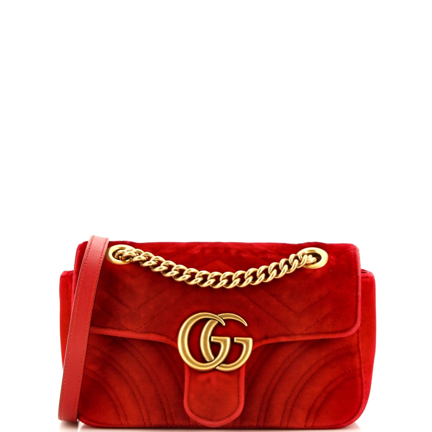 Luxury Gucci Trending 2025 GG Marmont Flap Bag Matelasse Velvet Mini