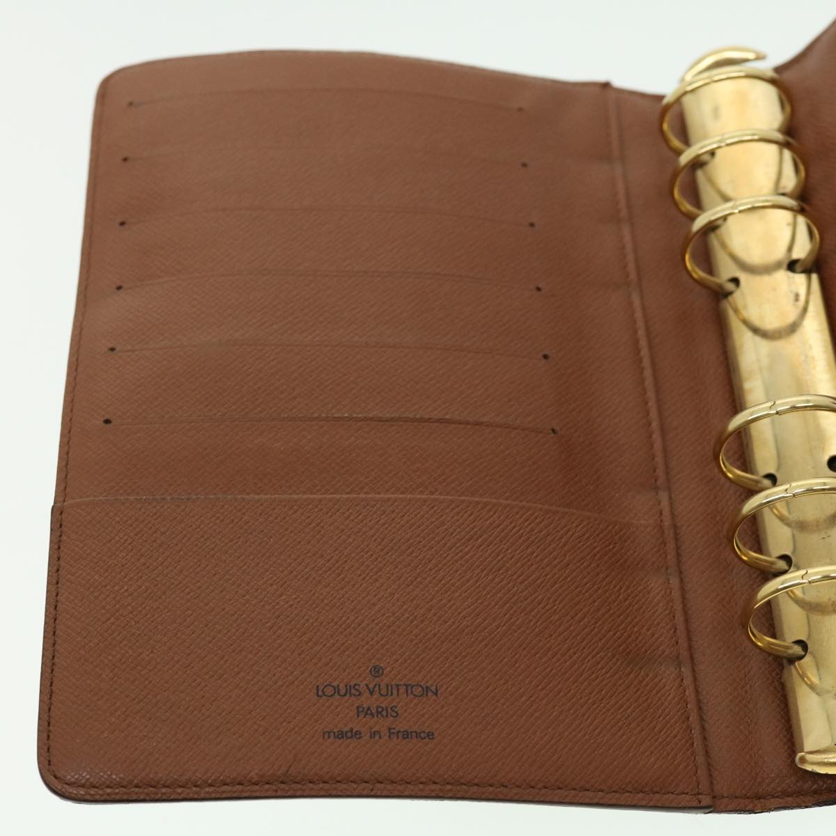 LOUIS VUITTON Monogram Agenda MM Day Planner Cover R20105 LV 30501