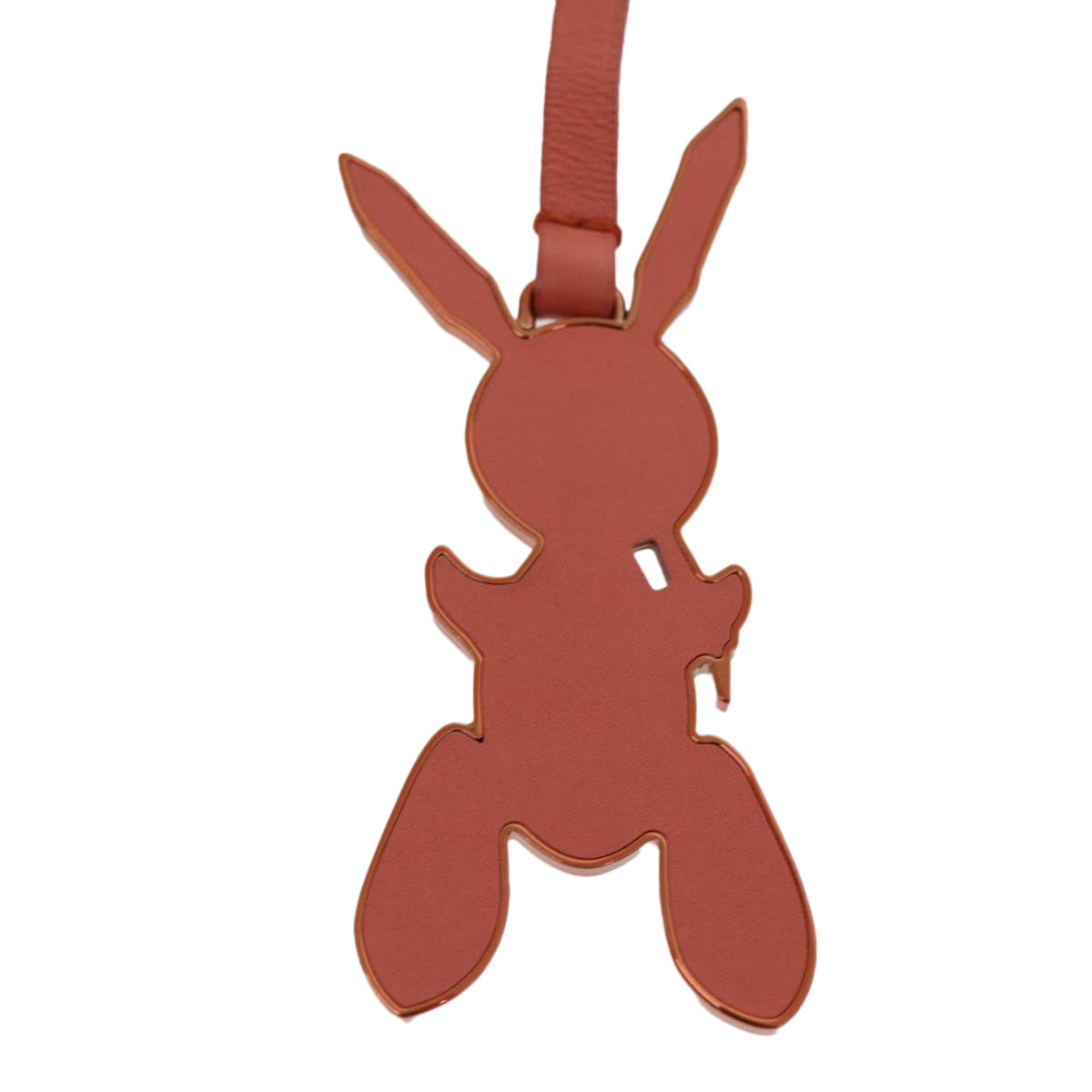 LOUIS VUITTON Jeff Coons Rabbit Charm Pink M62733 LV 30505A