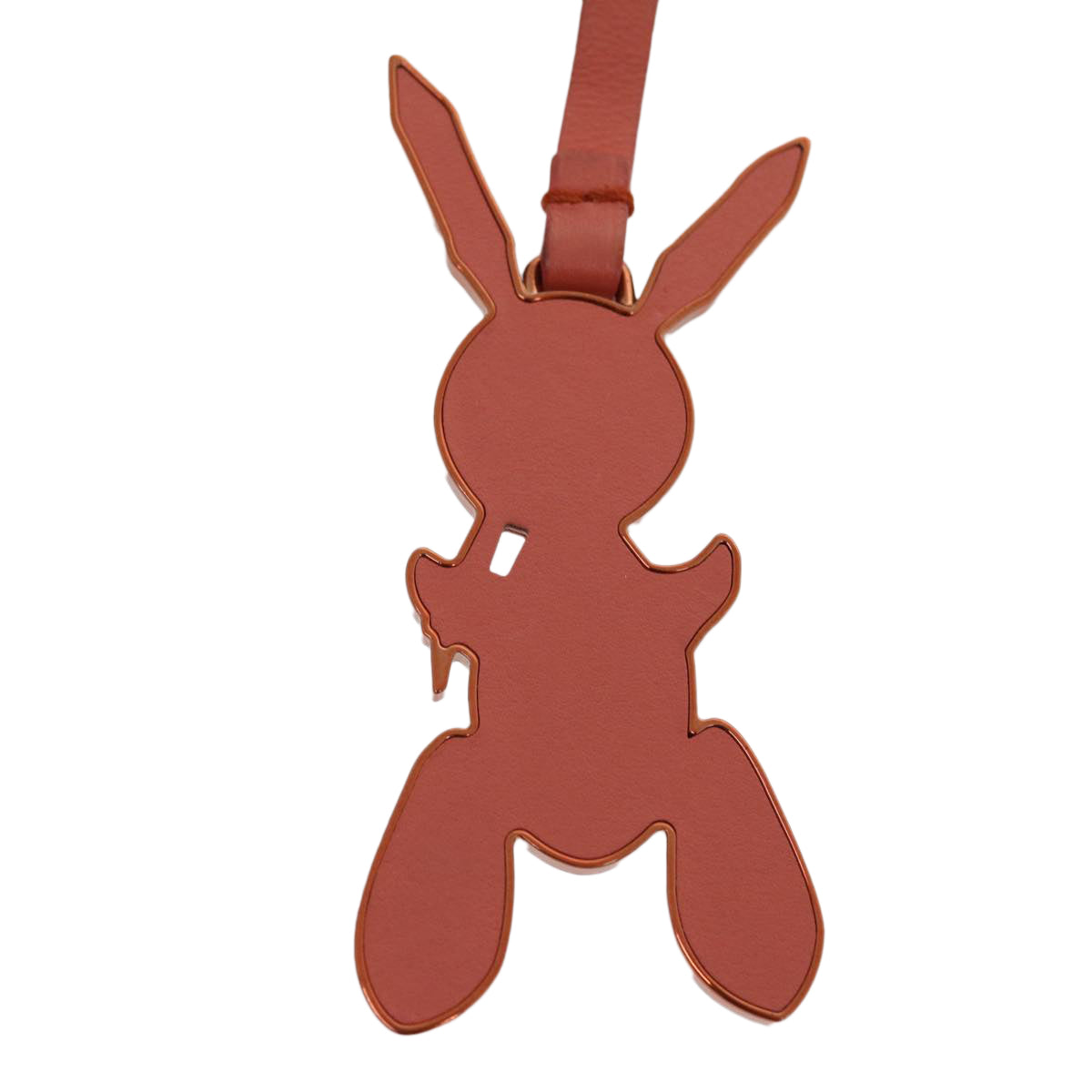 LOUIS VUITTON Jeff Coons Rabbit Charm Pink M62733 LV 30505A