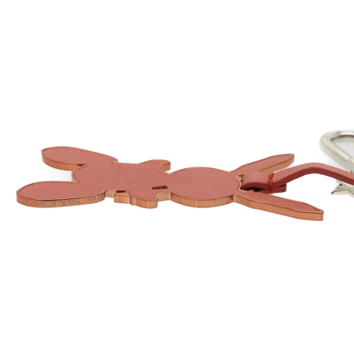 LOUIS VUITTON Jeff Coons Rabbit Charm Pink M62733 LV 30505A