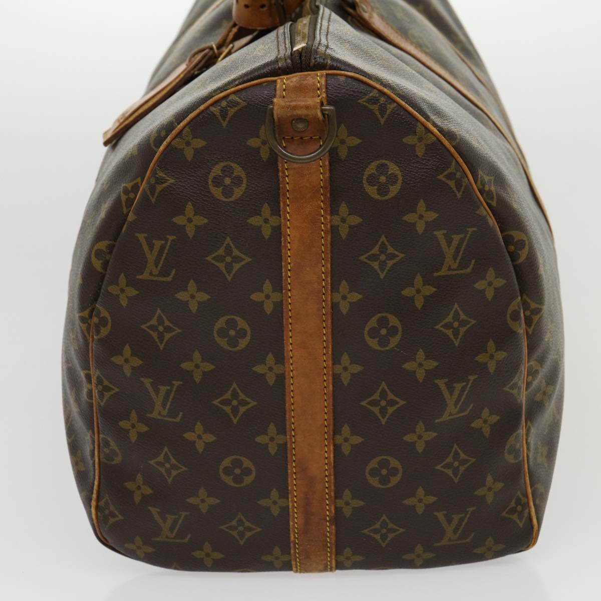 LOUIS VUITTON Monogram Keepall Bandouliere 55 Boston Bag M41414 LV 30582