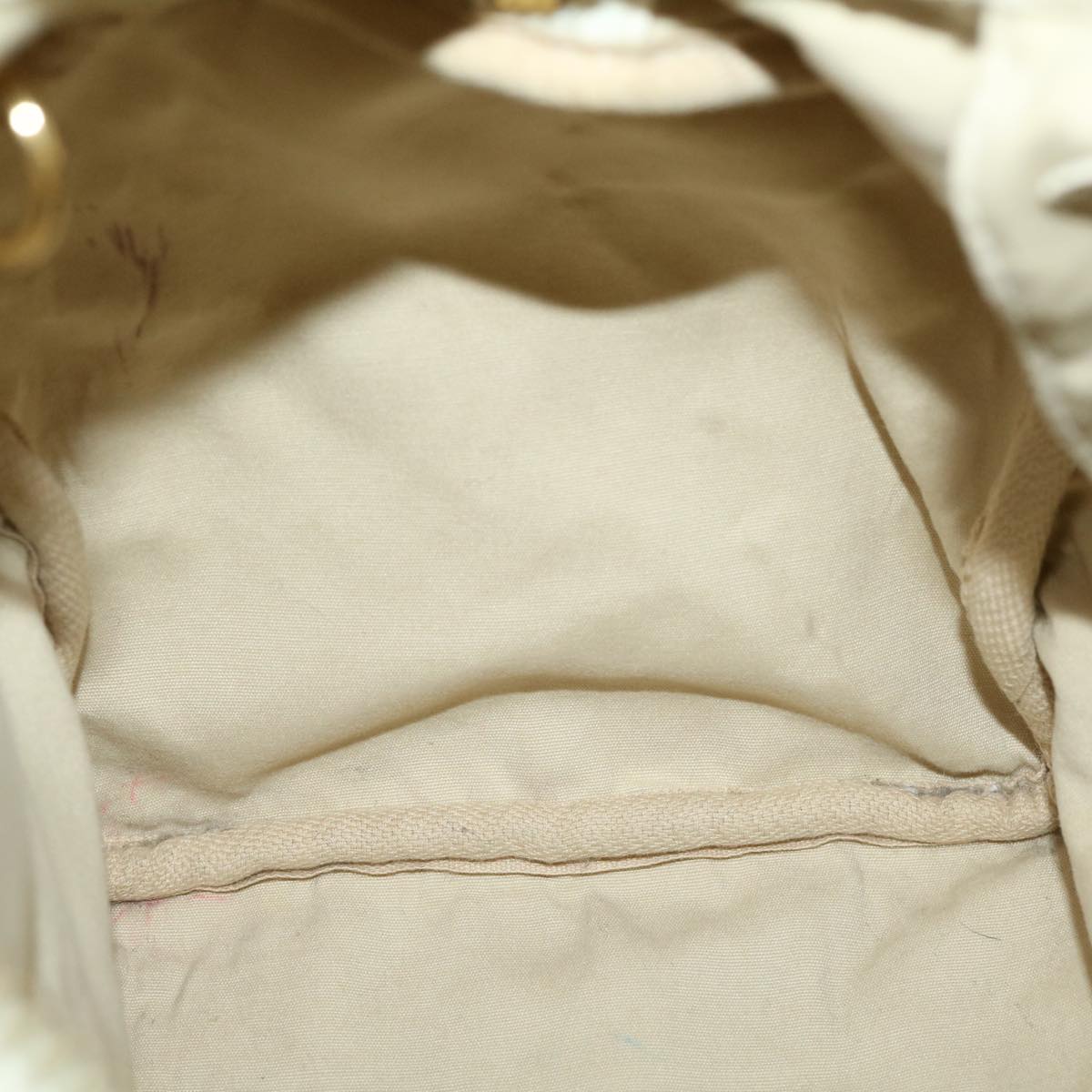 LOUIS VUITTON Monogram Mini Lin Speedy 30 Hand Bag White Dune M95319 30591