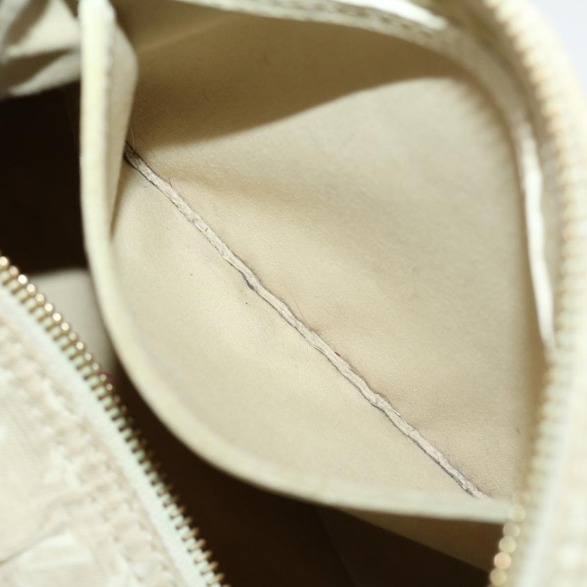LOUIS VUITTON Monogram Mini Lin Speedy 30 Hand Bag White Dune M95319 30591