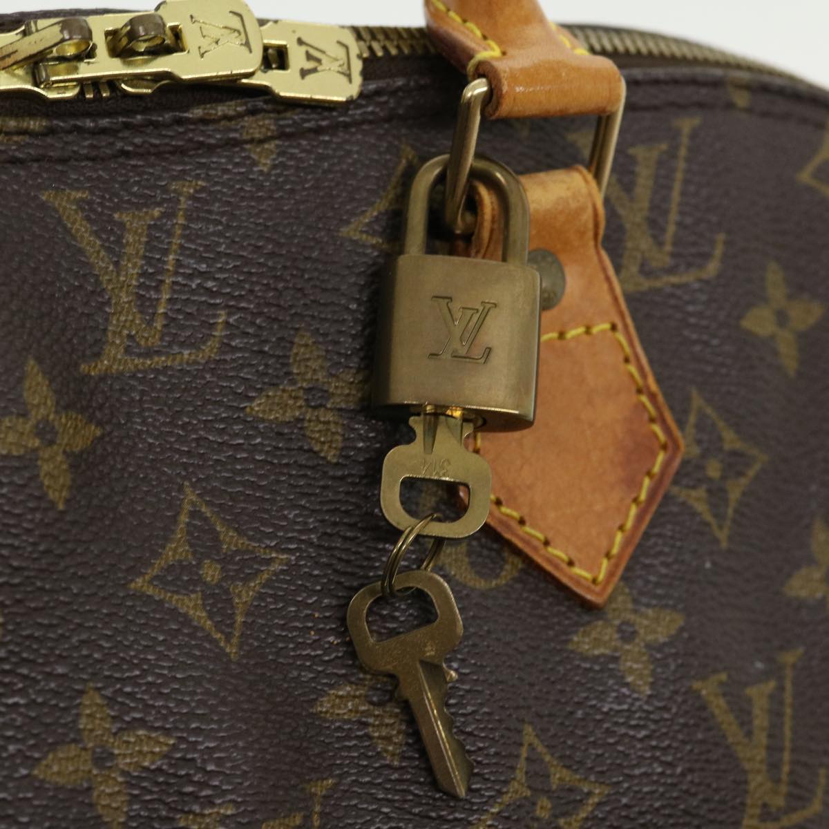 LOUIS VUITTON Monogram Alma Hand Bag M51130 LV 30600
