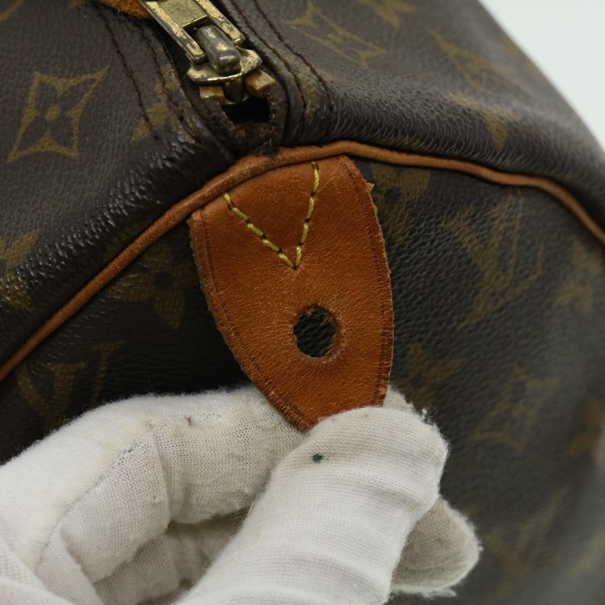 LOUIS VUITTON Monogram Speedy 30 Hand Bag M41526 LV 30621
