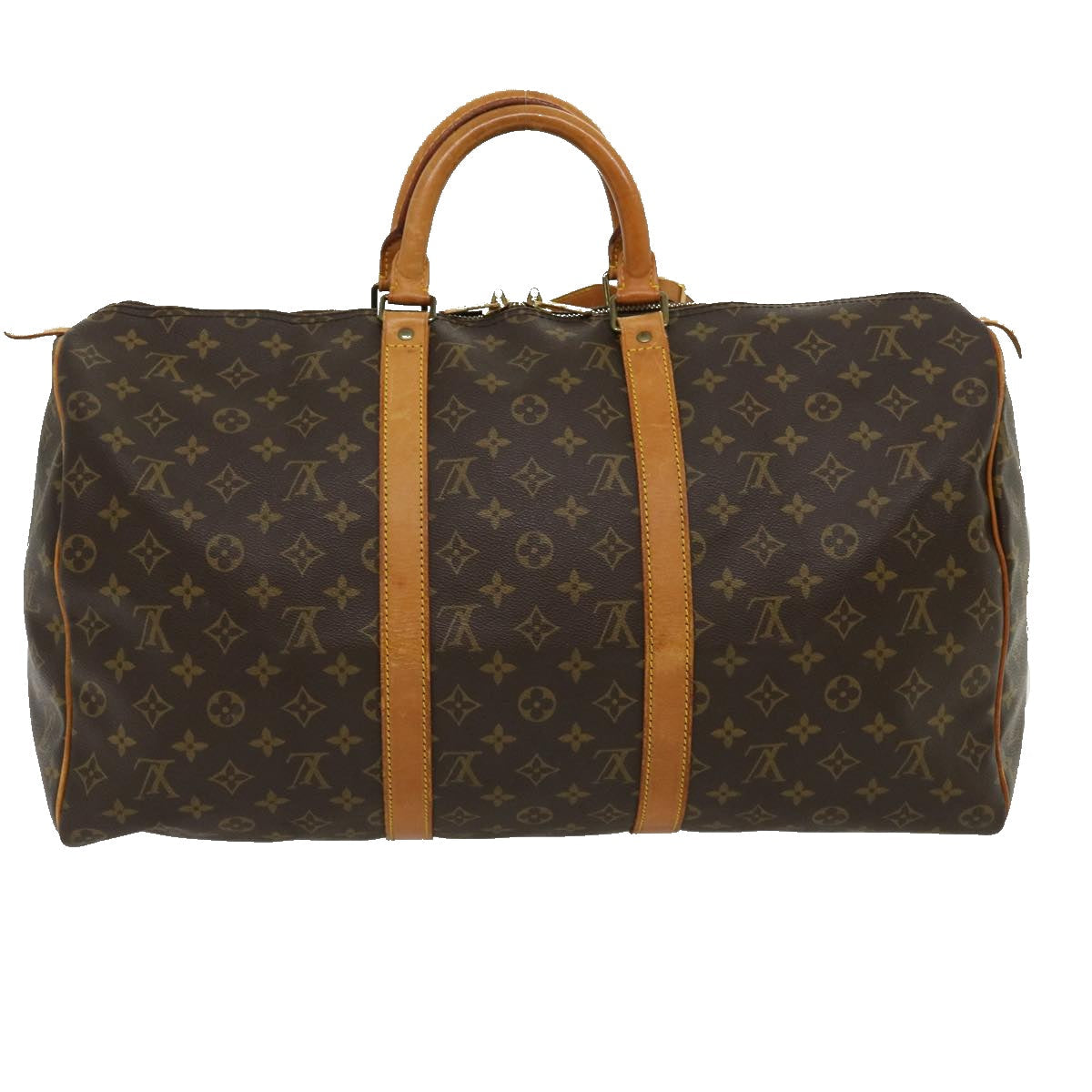 LOUIS VUITTON Monogram Keepall 50 Boston Bag M41426 LV 30631