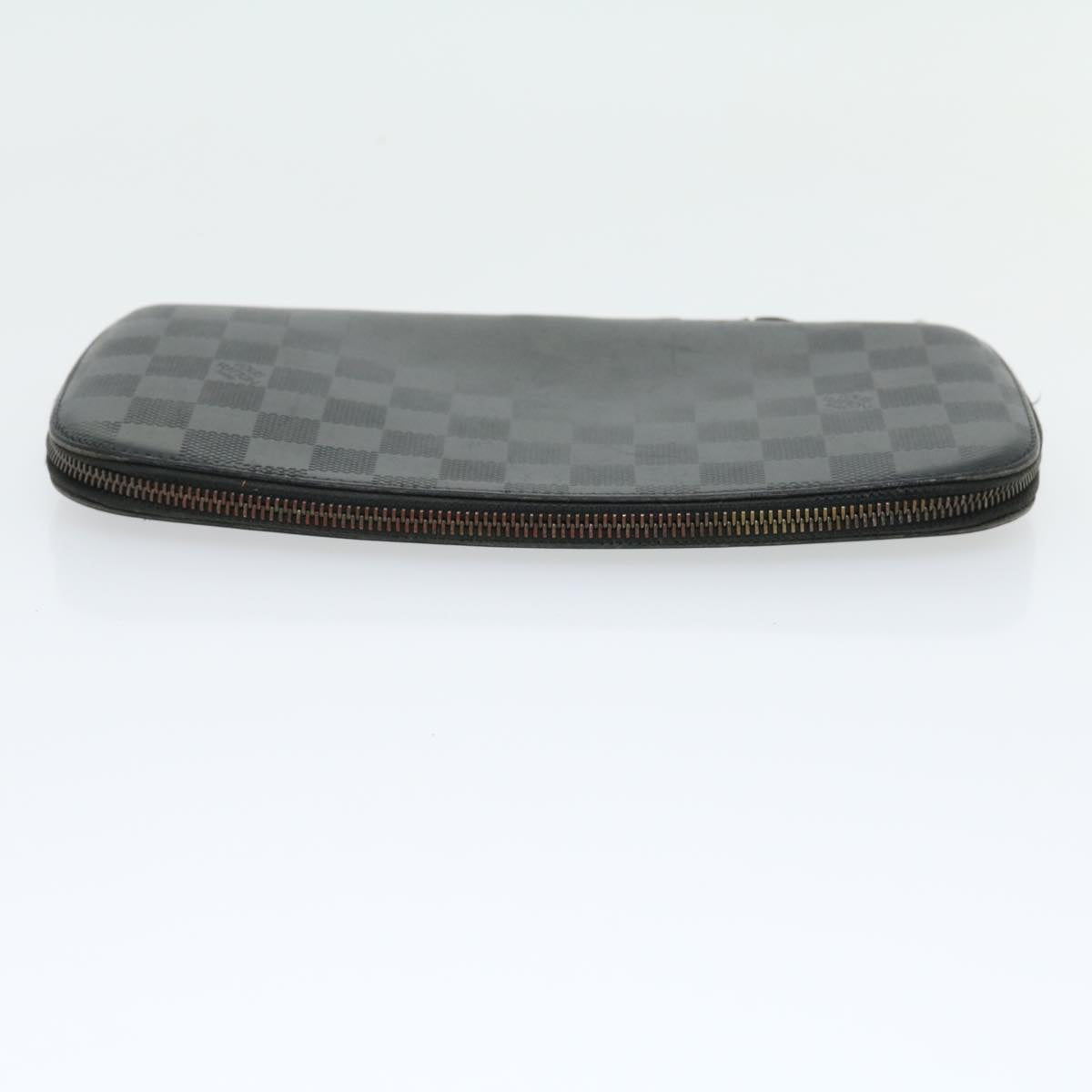 LOUIS VUITTON Damier Infini Atoll Travel Case Black N41380 LV 30675