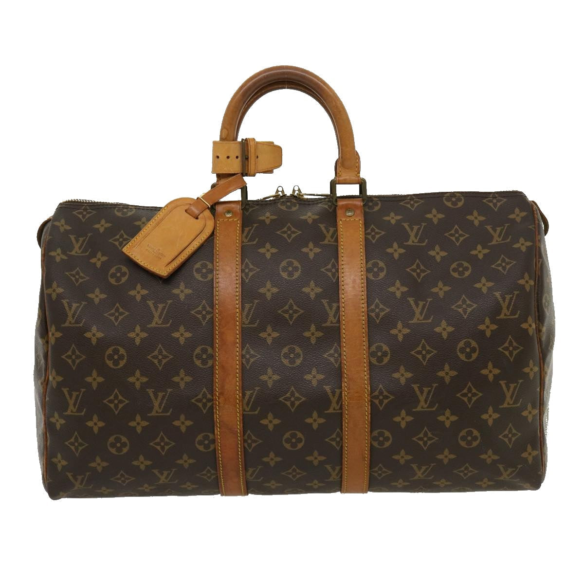 LOUIS VUITTON Monogram Keepall 45 Boston Bag M41428 LV 30740