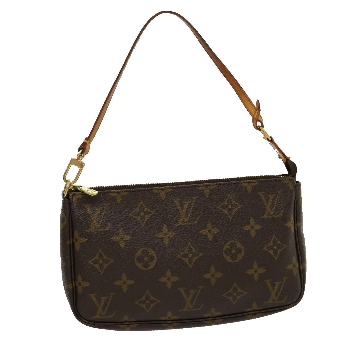 LOUIS VUITTON Monogram Pochette Accessoires Pouch M51980 LV 30757