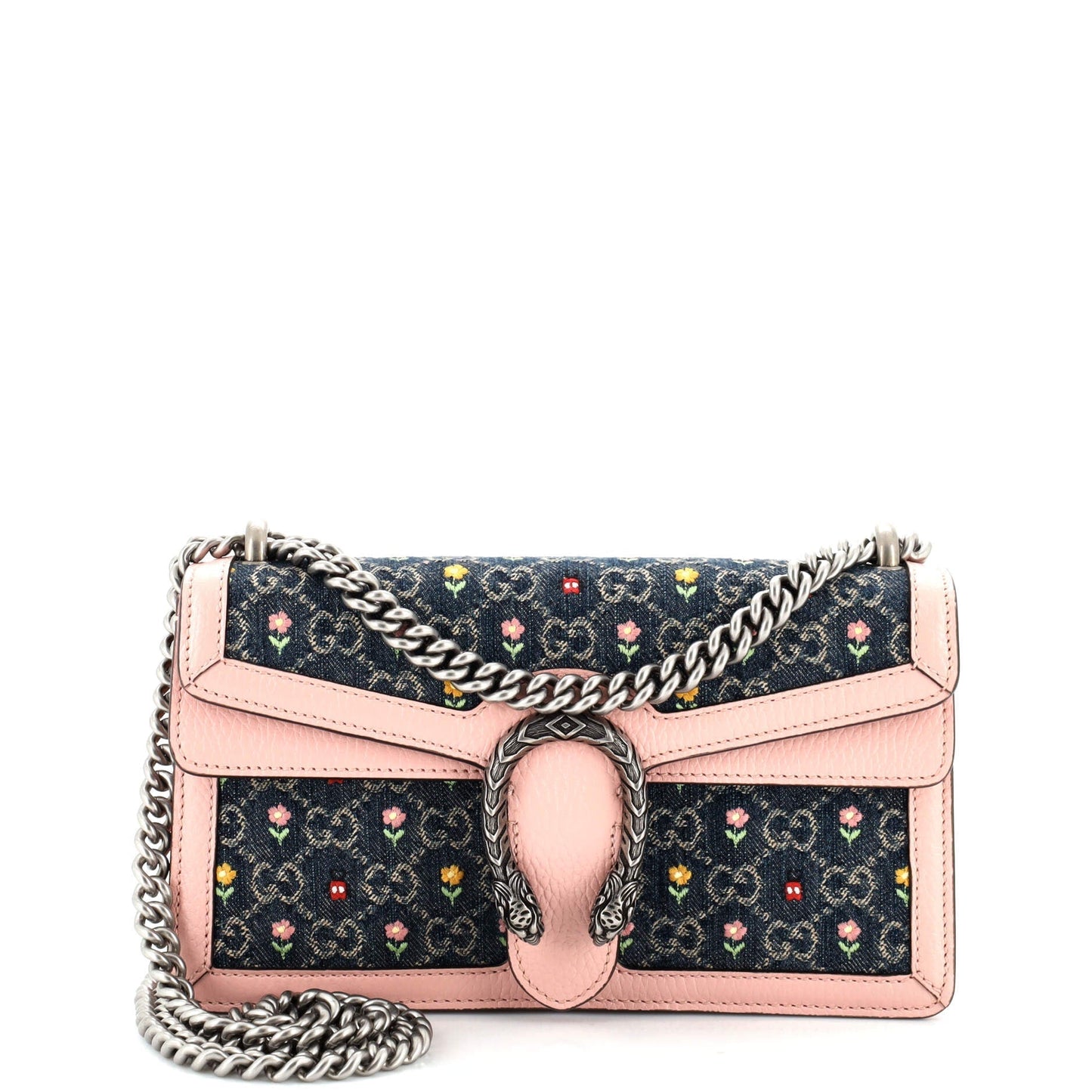 Luxury Gucci Trending 2025 Dionysus Bag Printed GG Denim Small