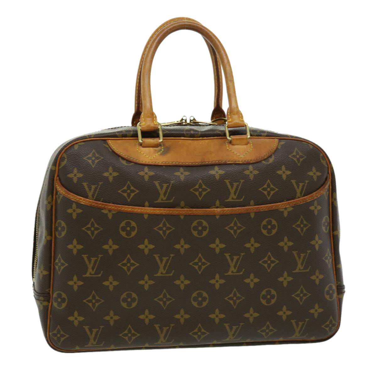 LOUIS VUITTON Monogram Deauville Hand Bag M47270 LV 30775