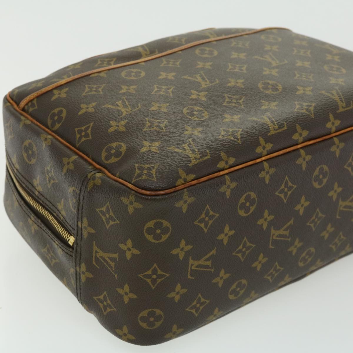 LOUIS VUITTON Monogram Deauville Hand Bag M47270 LV 30775