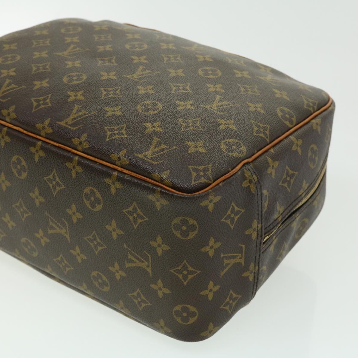 LOUIS VUITTON Monogram Deauville Hand Bag M47270 LV 30775