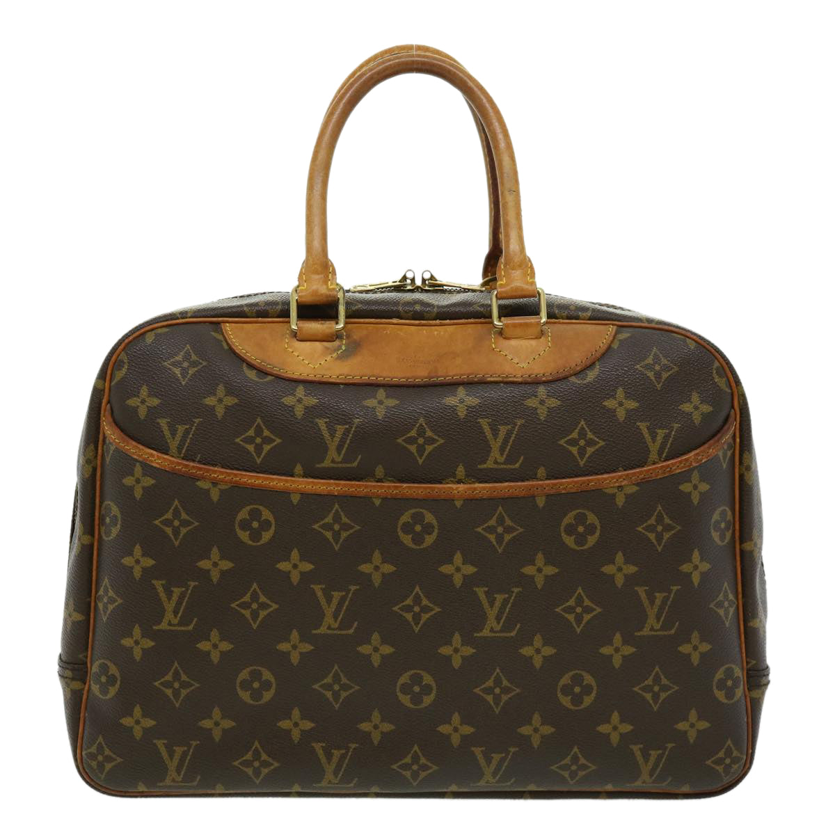 LOUIS VUITTON Monogram Deauville Hand Bag M47270 LV 30775