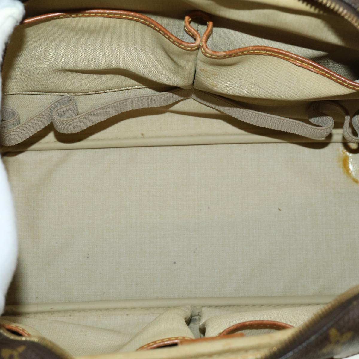 LOUIS VUITTON Monogram Deauville Hand Bag M47270 LV 30775