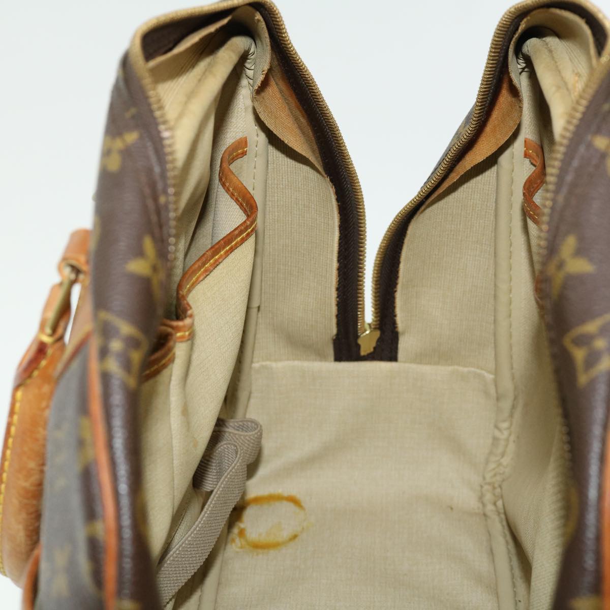 LOUIS VUITTON Monogram Deauville Hand Bag M47270 LV 30775