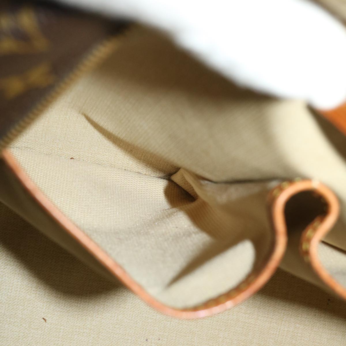 LOUIS VUITTON Monogram Deauville Hand Bag M47270 LV 30775