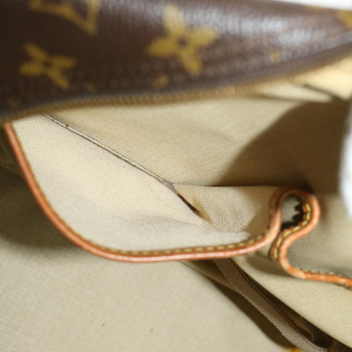 LOUIS VUITTON Monogram Deauville Hand Bag M47270 LV 30775