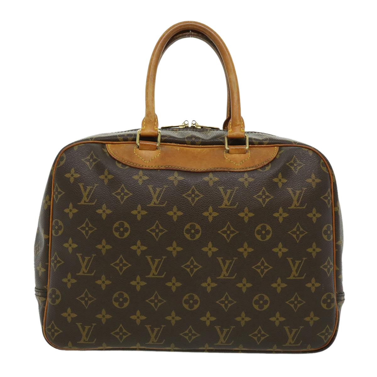 LOUIS VUITTON Monogram Deauville Hand Bag M47270 LV 30775