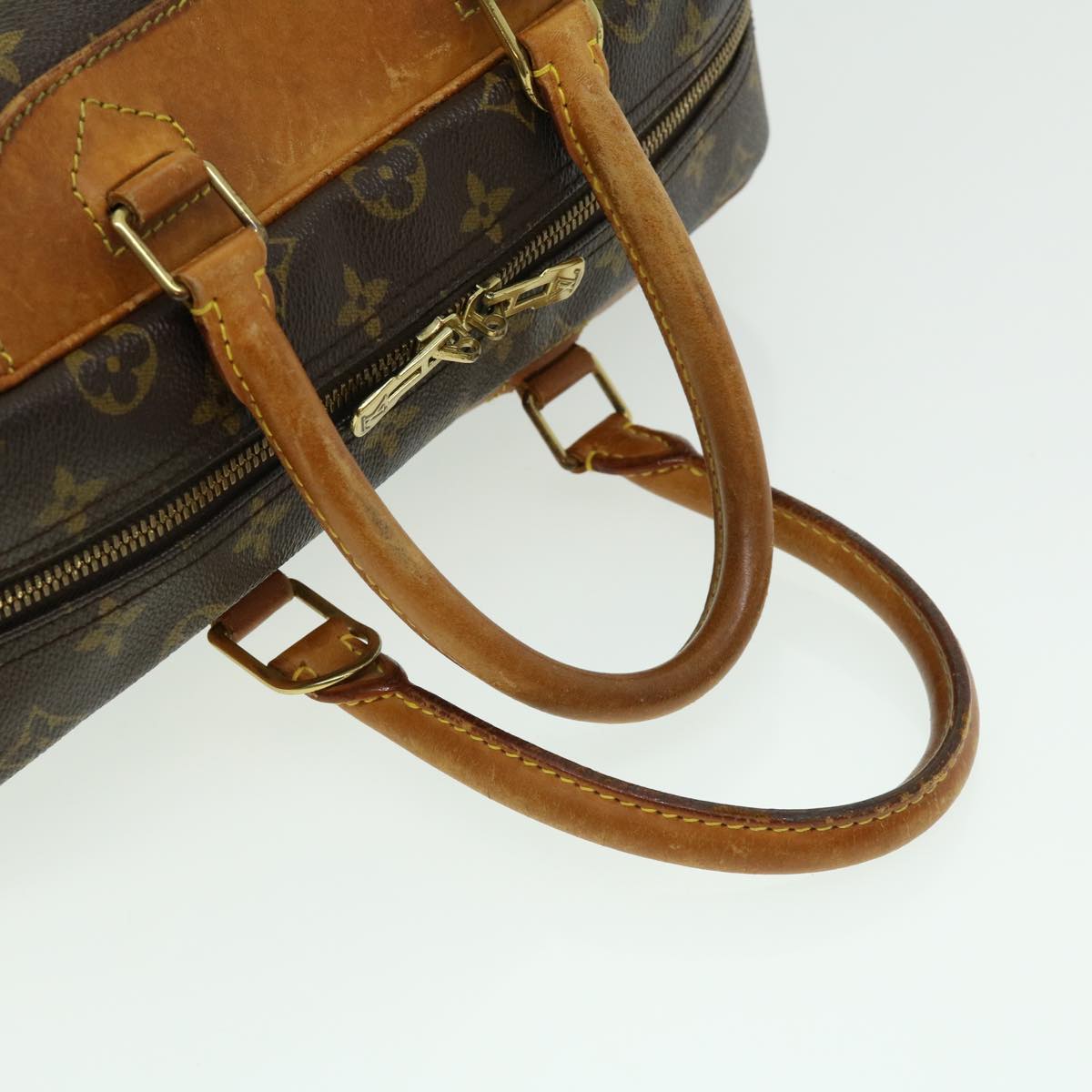 LOUIS VUITTON Monogram Deauville Hand Bag M47270 LV 30775