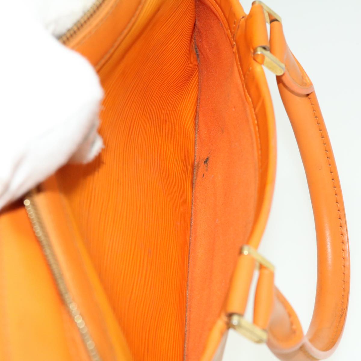 LOUIS VUITTON Epi Danura GM Hand Bag Mandarin M5890H LV 30785