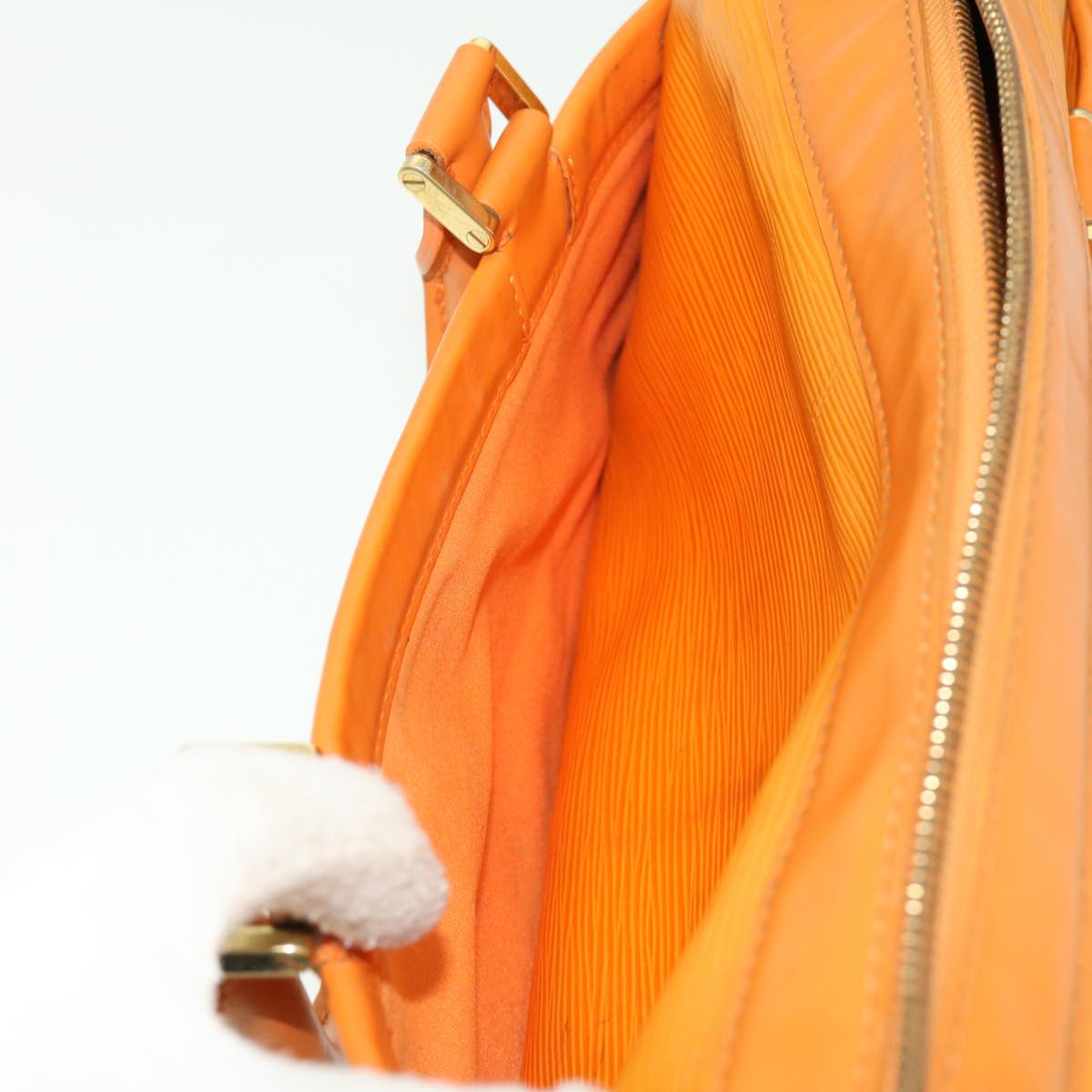 LOUIS VUITTON Epi Danura GM Hand Bag Mandarin M5890H LV 30785