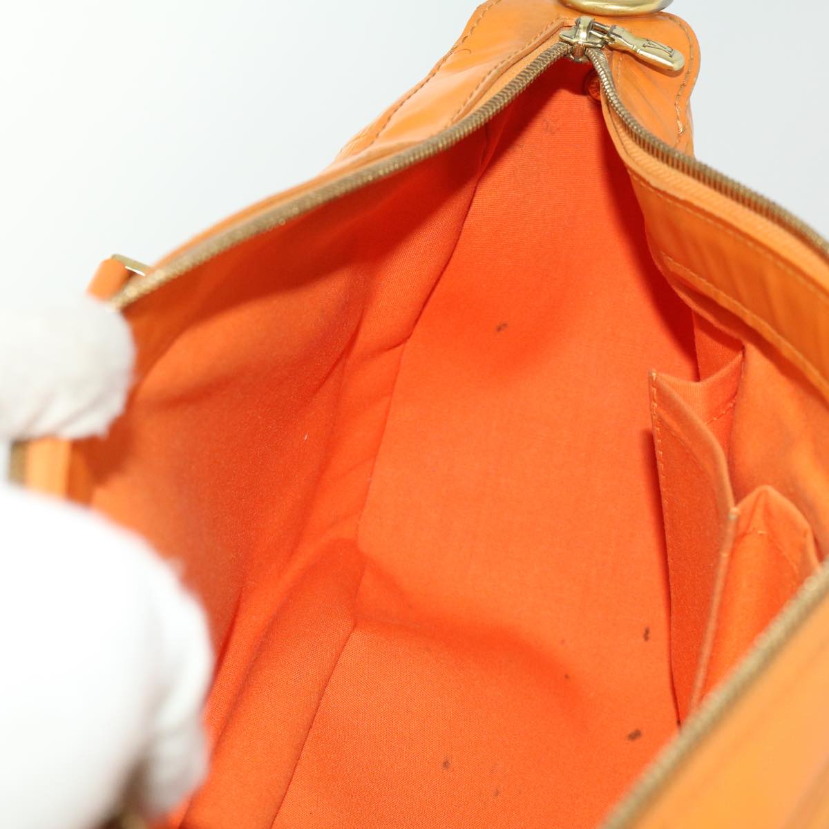 LOUIS VUITTON Epi Danura GM Hand Bag Mandarin M5890H LV 30785