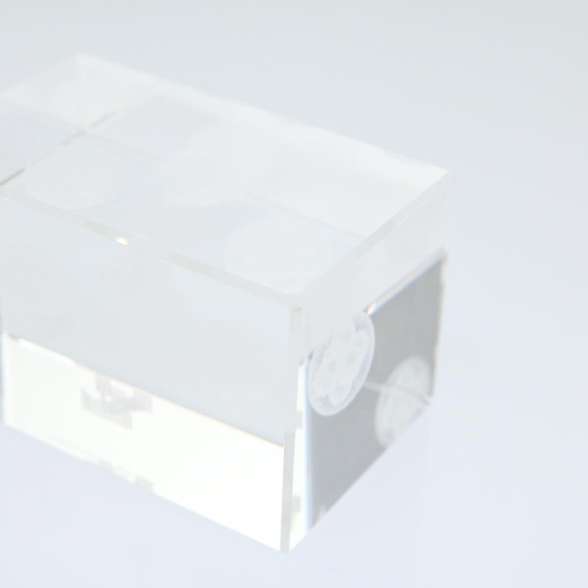 LOUIS VUITTON Paper weight crystal LV 30801A
