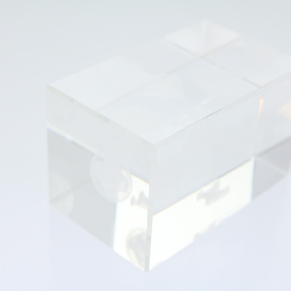 LOUIS VUITTON Paper weight crystal LV 30801A