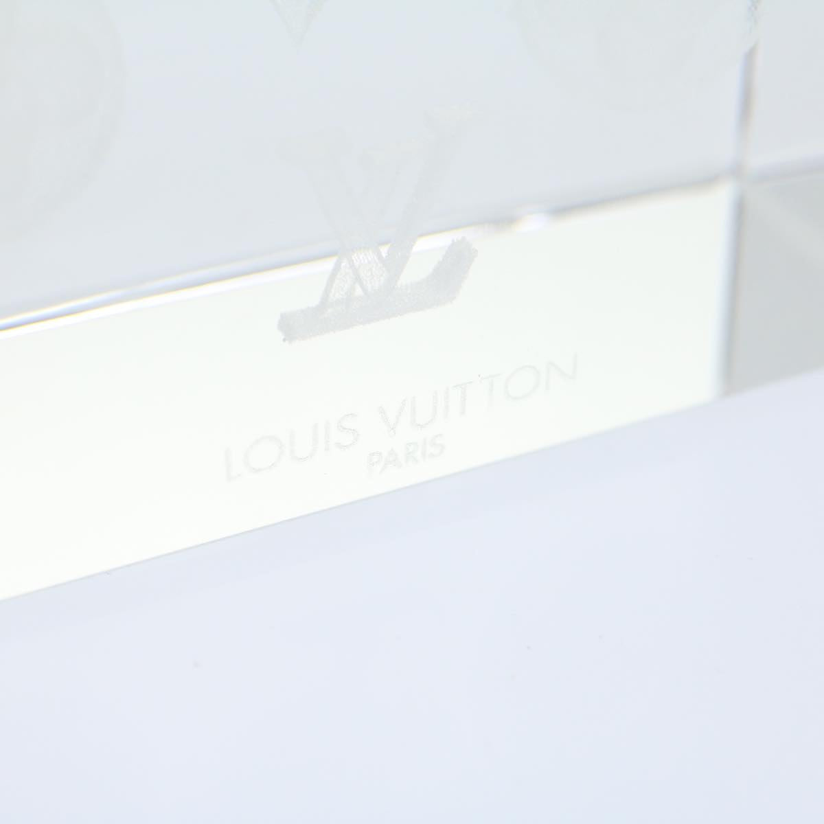 LOUIS VUITTON Paper weight crystal LV 30801A