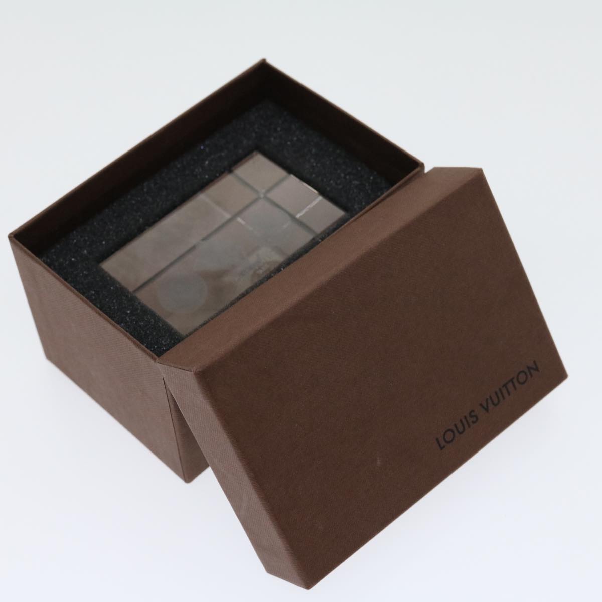 LOUIS VUITTON Paper weight crystal LV 30801A