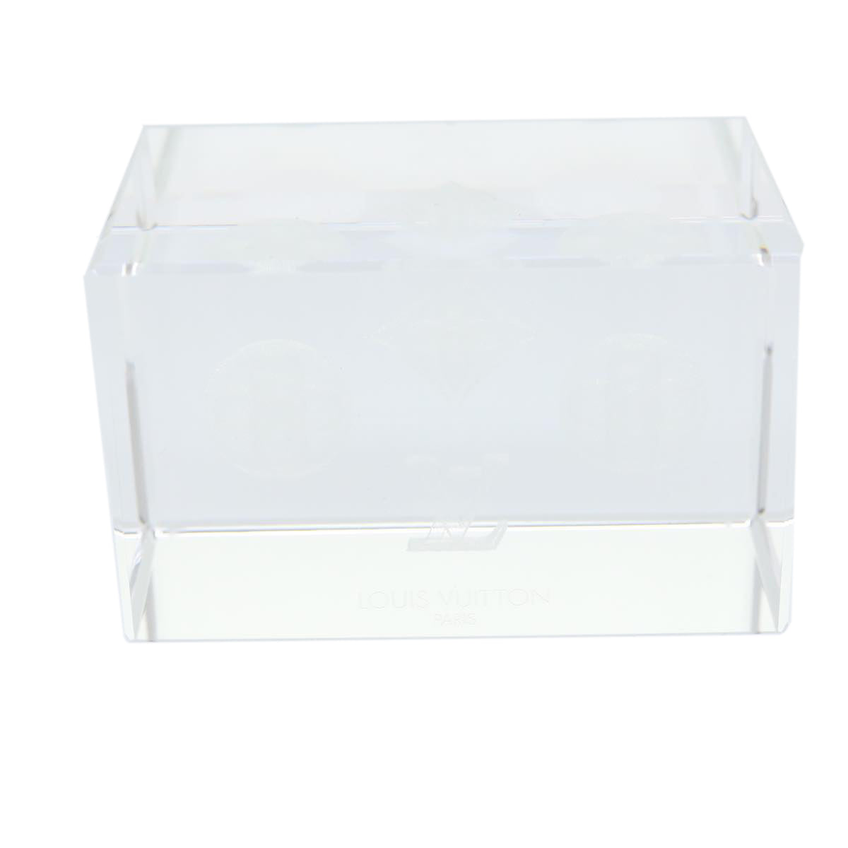 LOUIS VUITTON Paper weight crystal LV 30801A