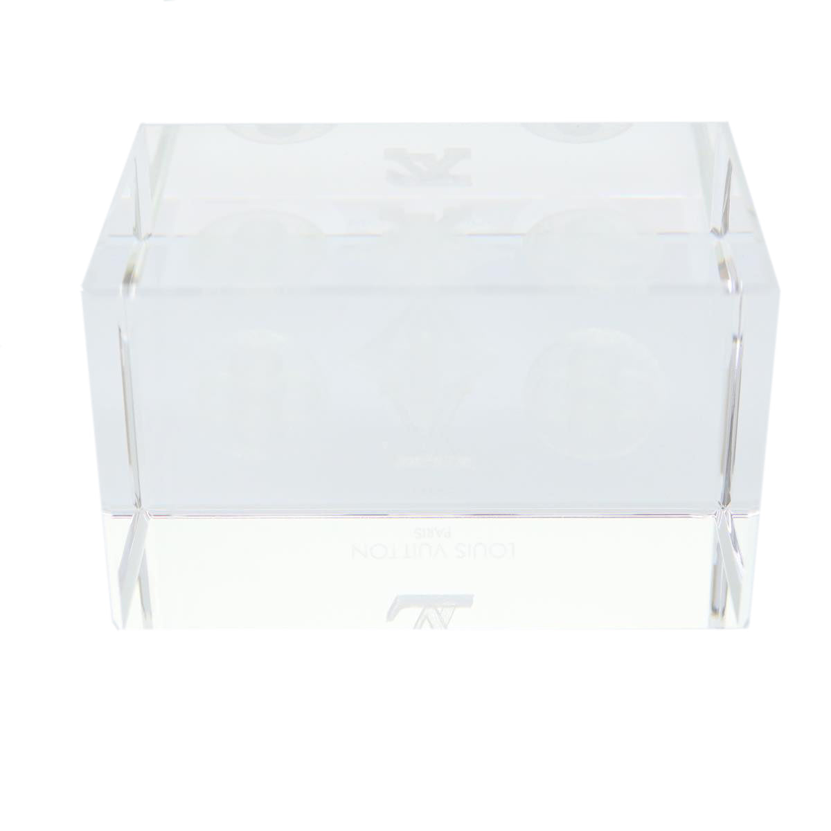 LOUIS VUITTON Paper weight crystal LV 30801A