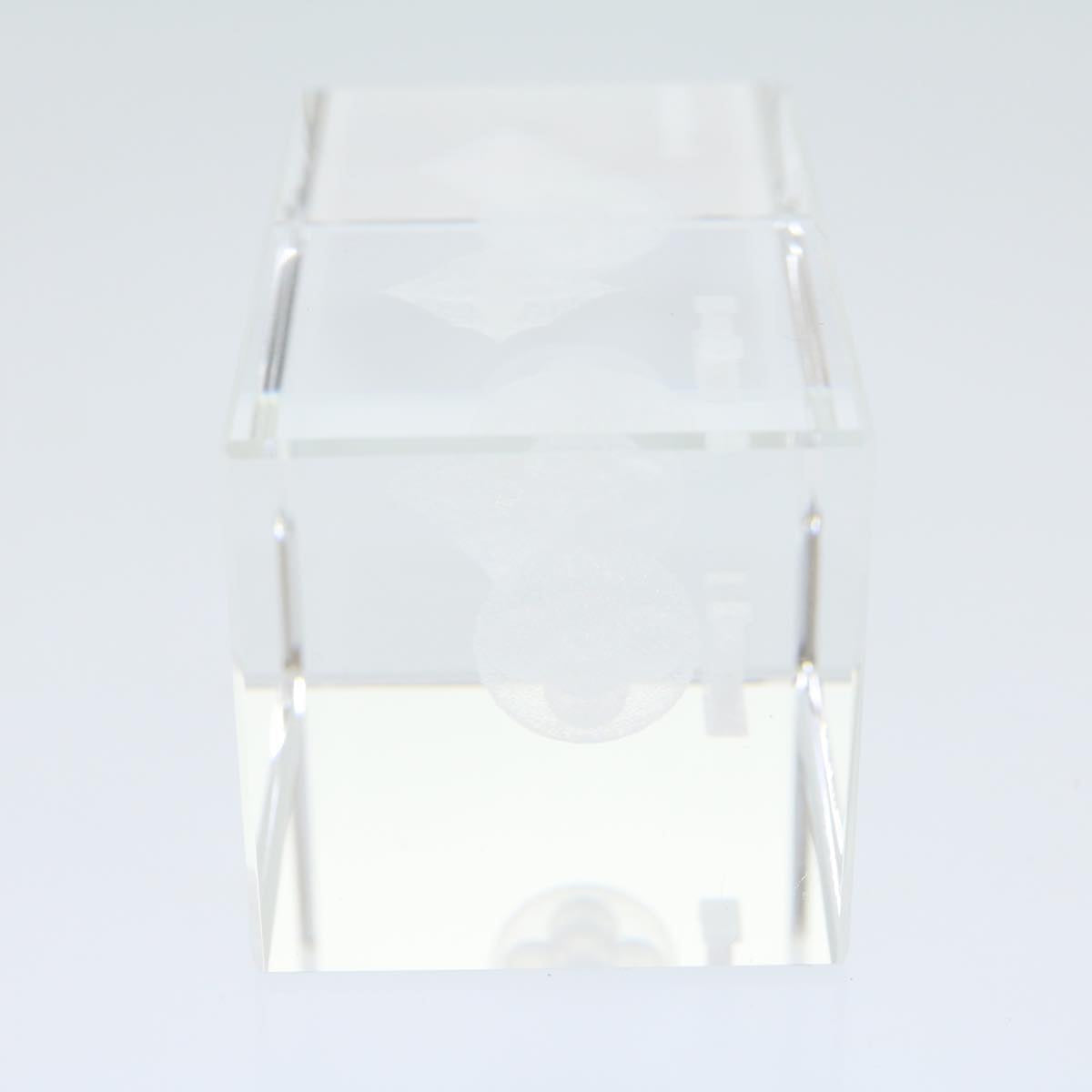 LOUIS VUITTON Paper weight crystal LV 30801A