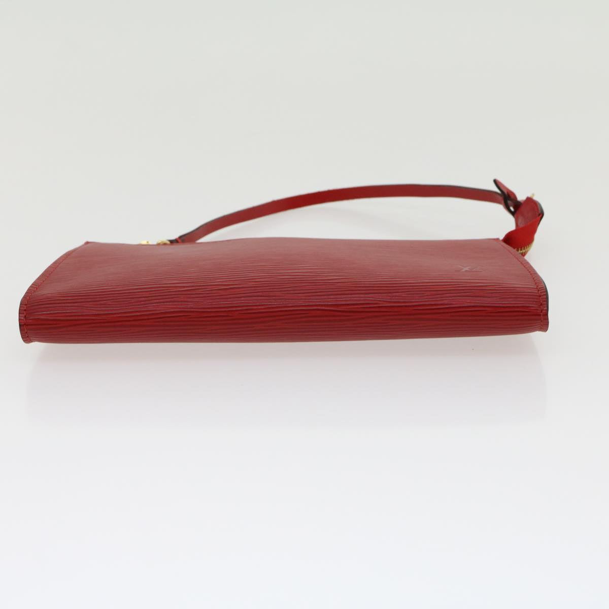 LOUIS VUITTON Epi Pochette Accessoires Accessory Pouch Red M52987 LV 30802