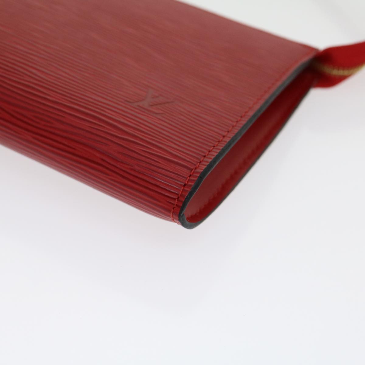 LOUIS VUITTON Epi Pochette Accessoires Accessory Pouch Red M52987 LV 30802