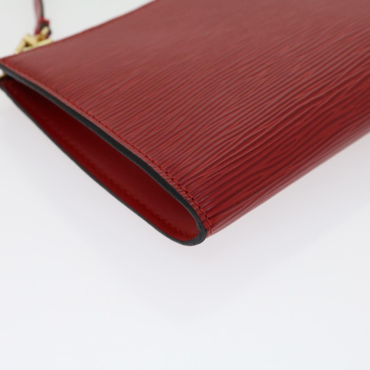 LOUIS VUITTON Epi Pochette Accessoires Accessory Pouch Red M52987 LV 30802