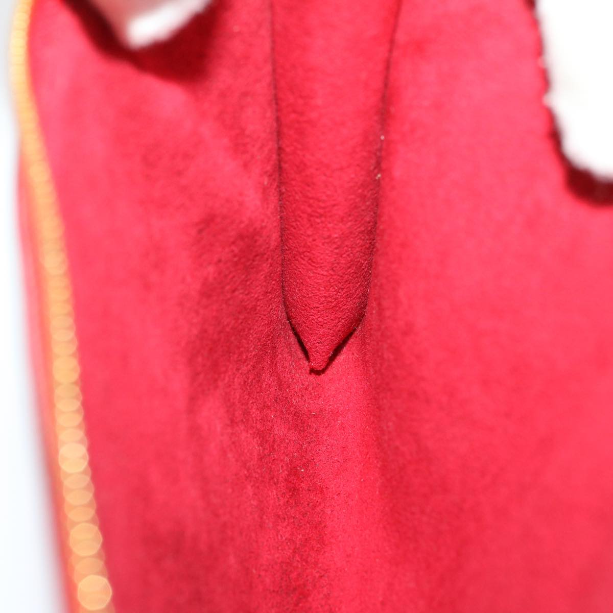 LOUIS VUITTON Epi Pochette Accessoires Accessory Pouch Red M52987 LV 30802
