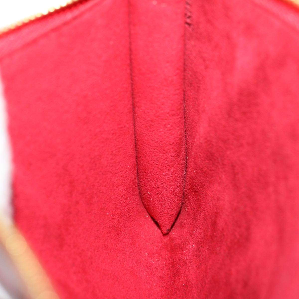 LOUIS VUITTON Epi Pochette Accessoires Accessory Pouch Red M52987 LV 30802