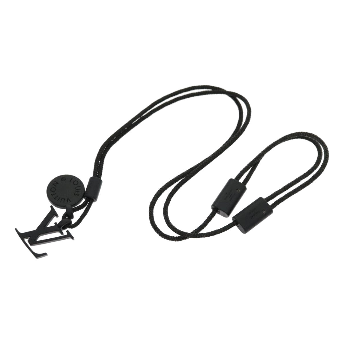 LOUIS VUITTON CollierCharms On The Go Necklace Black M63647 LV 30816