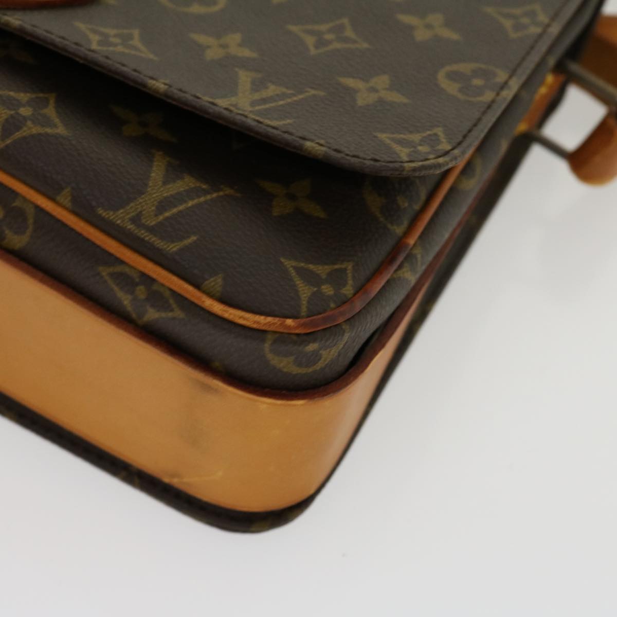 LOUIS VUITTON Monogram Cartouchiere GM Shoulder Bag M51252 LV 30833