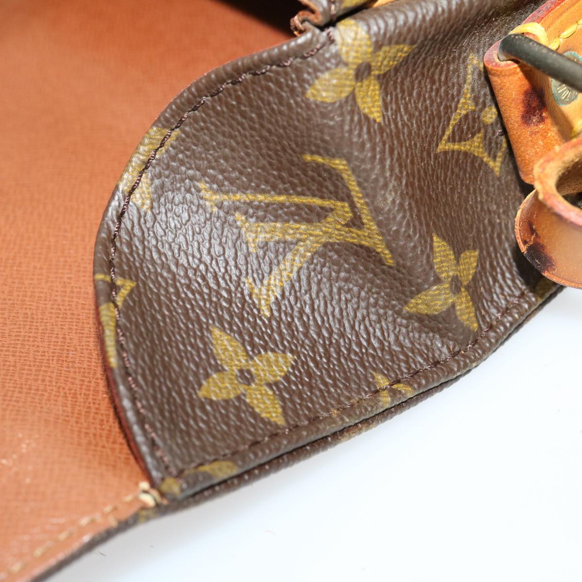 LOUIS VUITTON Monogram Cartouchiere GM Shoulder Bag M51252 LV 30833